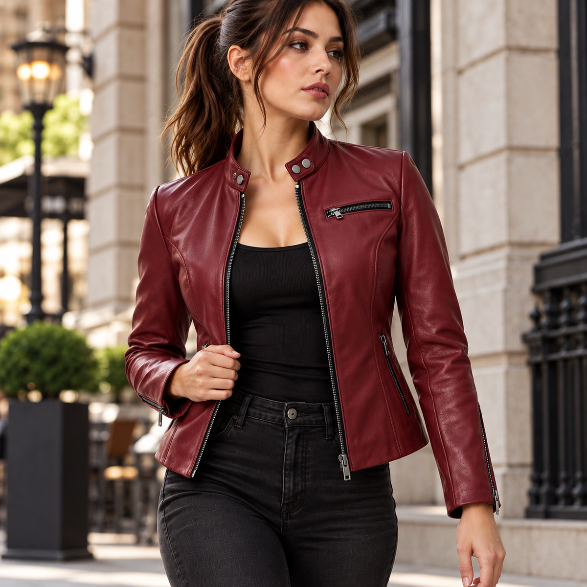 Claire Redfield Resident Evil 2 Inspired Made in Heaven Leather Jacket