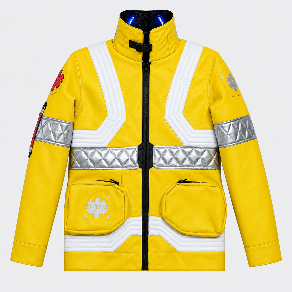 David Martinez Inspired Cyberpunk Edgerunners Yellow LED Jacket