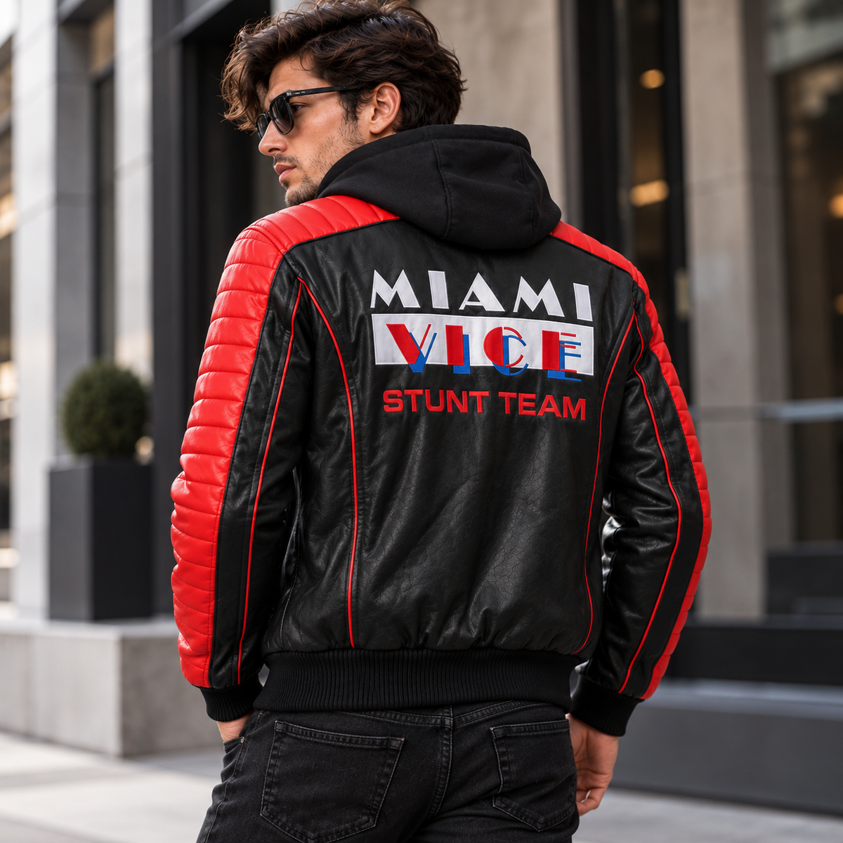 The Fall Guy Miami Vice Stunt Team Jacket