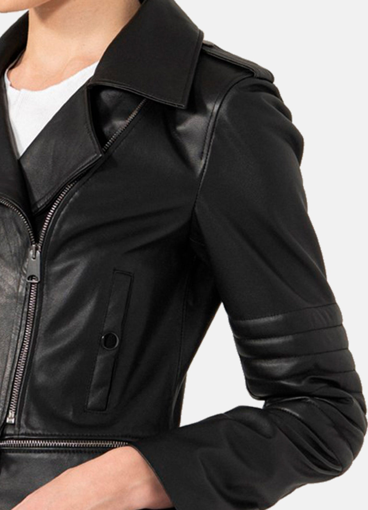 Women's Iconic Black Biker Leather Jacket
