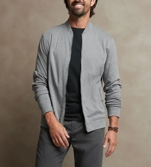Men's Luxe Touch Performance Bomber Jacket