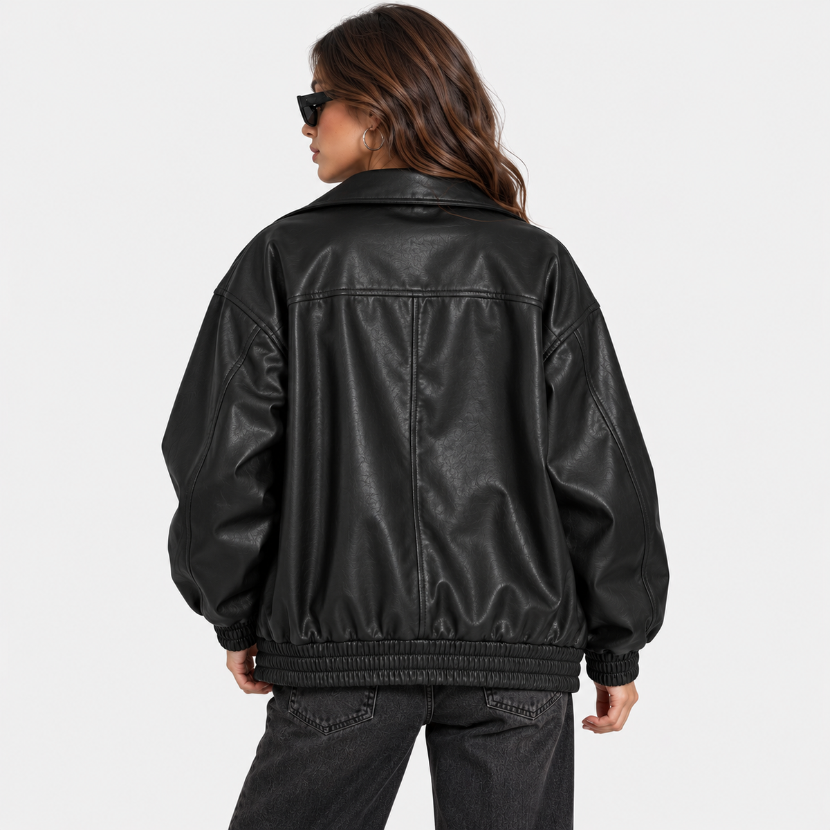 Women's Oversized Bomber Jacket