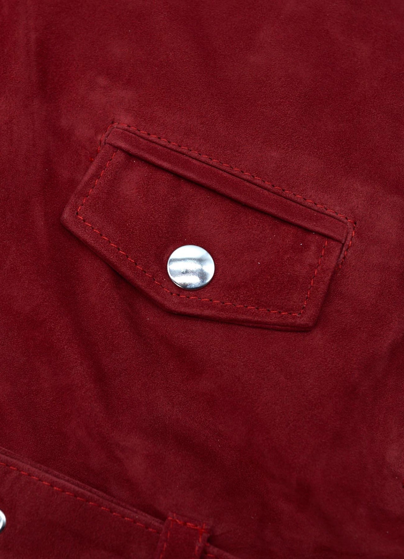 Men's Burgendy Red Suede Leather Jacket