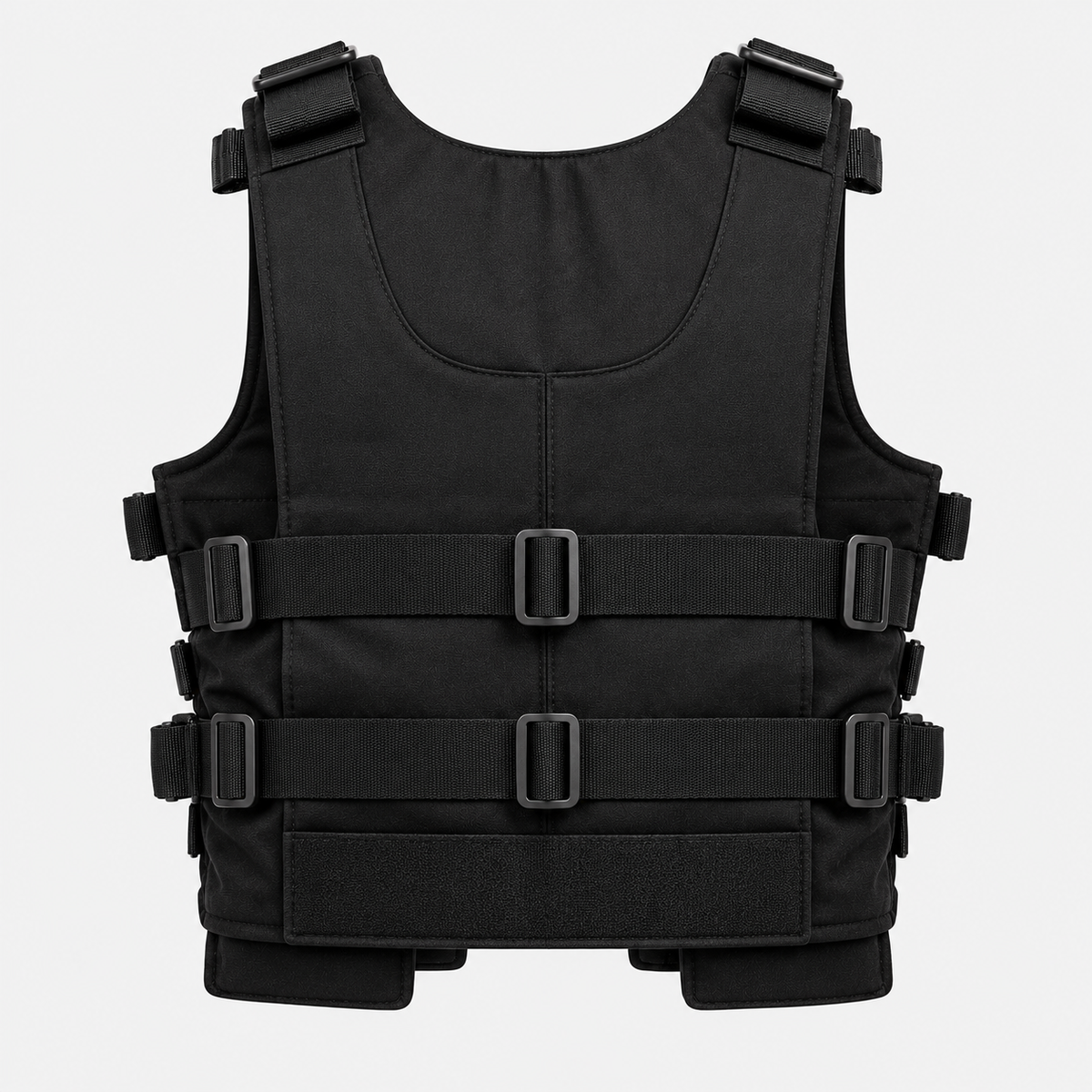 The Punisher Men's Skull Tactical Leather Vest