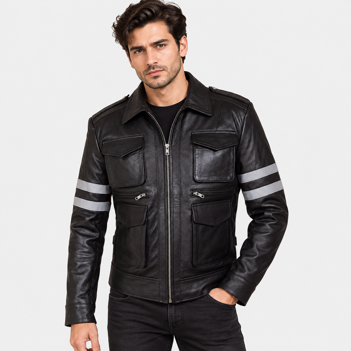 Leon Kennedy Resident Evil 6 Leather Jacket