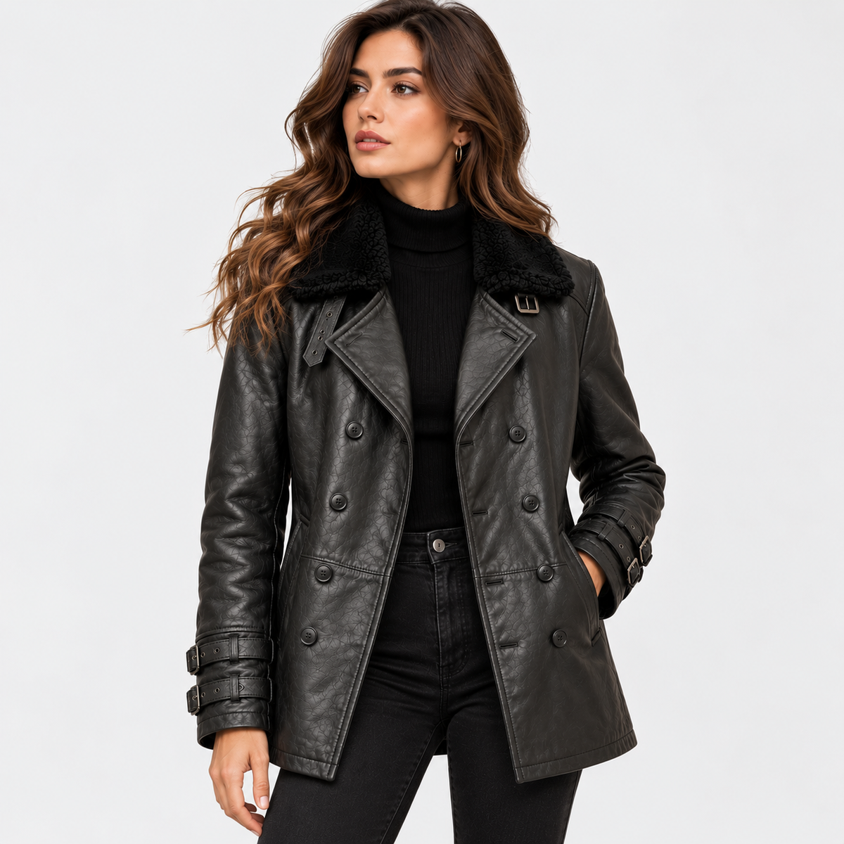 Leon S. Kennedy RE9 Requiem Inspired Leather Coat