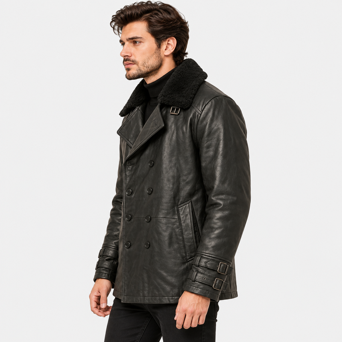 Leon S. Kennedy RE9 Requiem Inspired Leather Coat