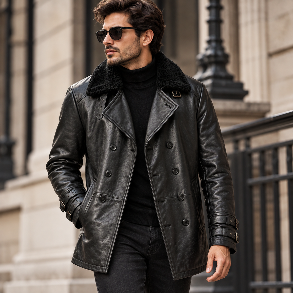 Leon S. Kennedy RE9 Requiem Inspired Leather Coat