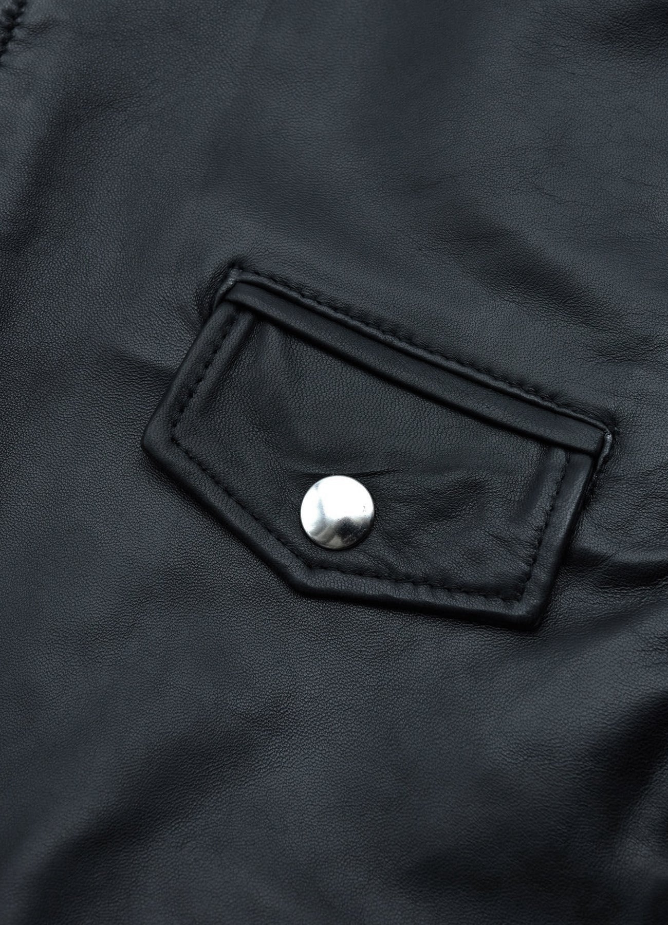 Men's Black Perfecto Biker Leather Vest