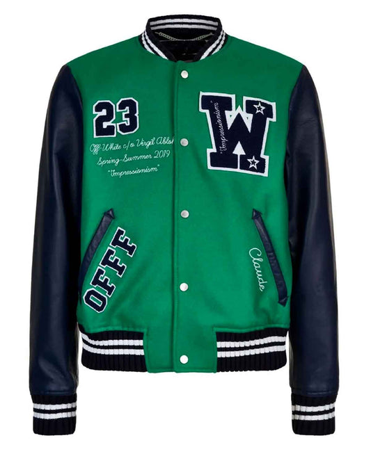 Eagle W23 Varsity Green and Blue Jacket