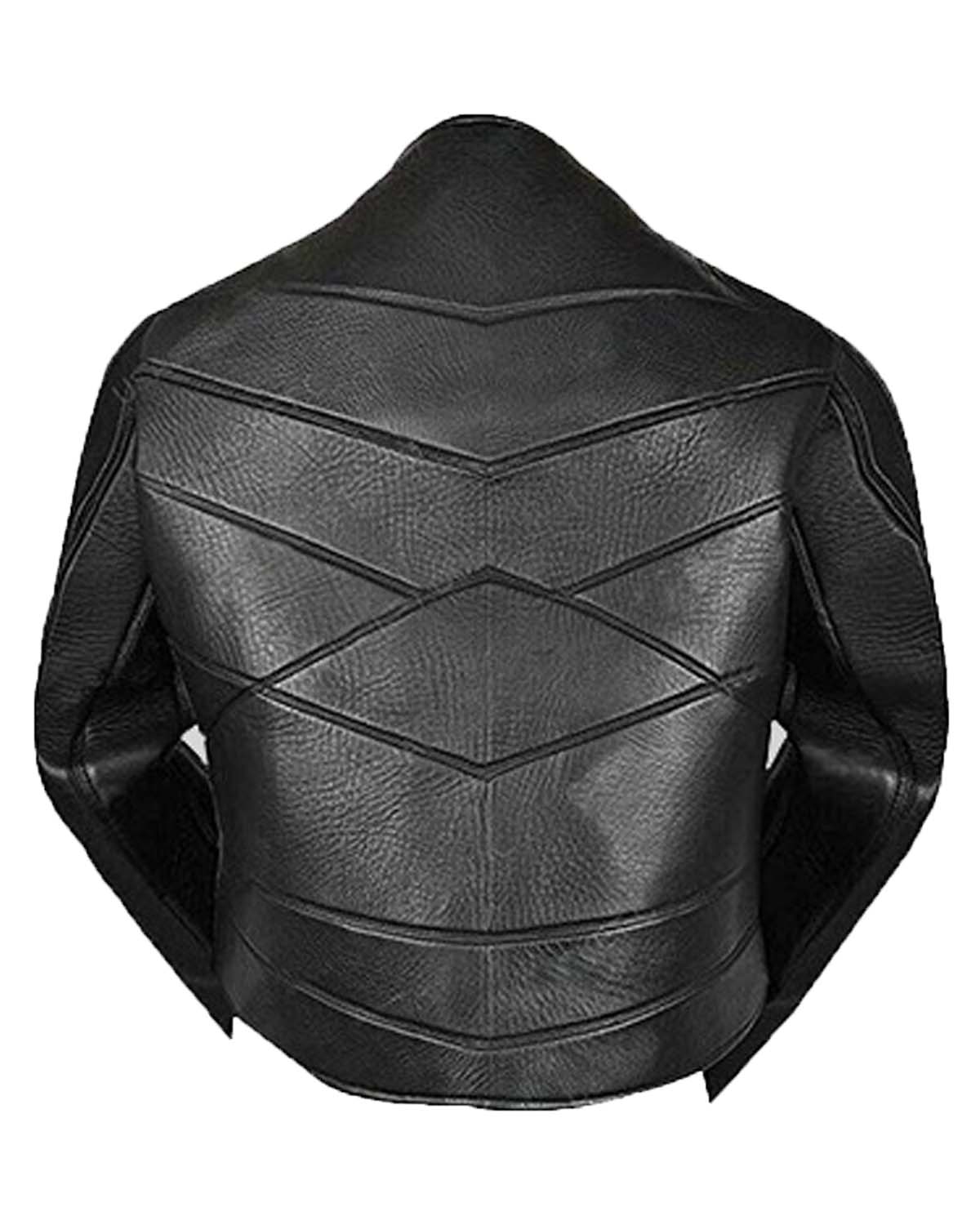 Men Idris Elba Black Leather Jacket