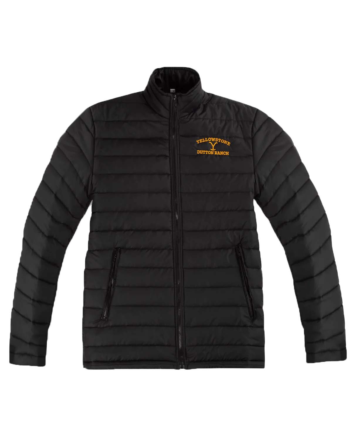 Yellowstone Dutton Ranch Logo Puffer Jacket