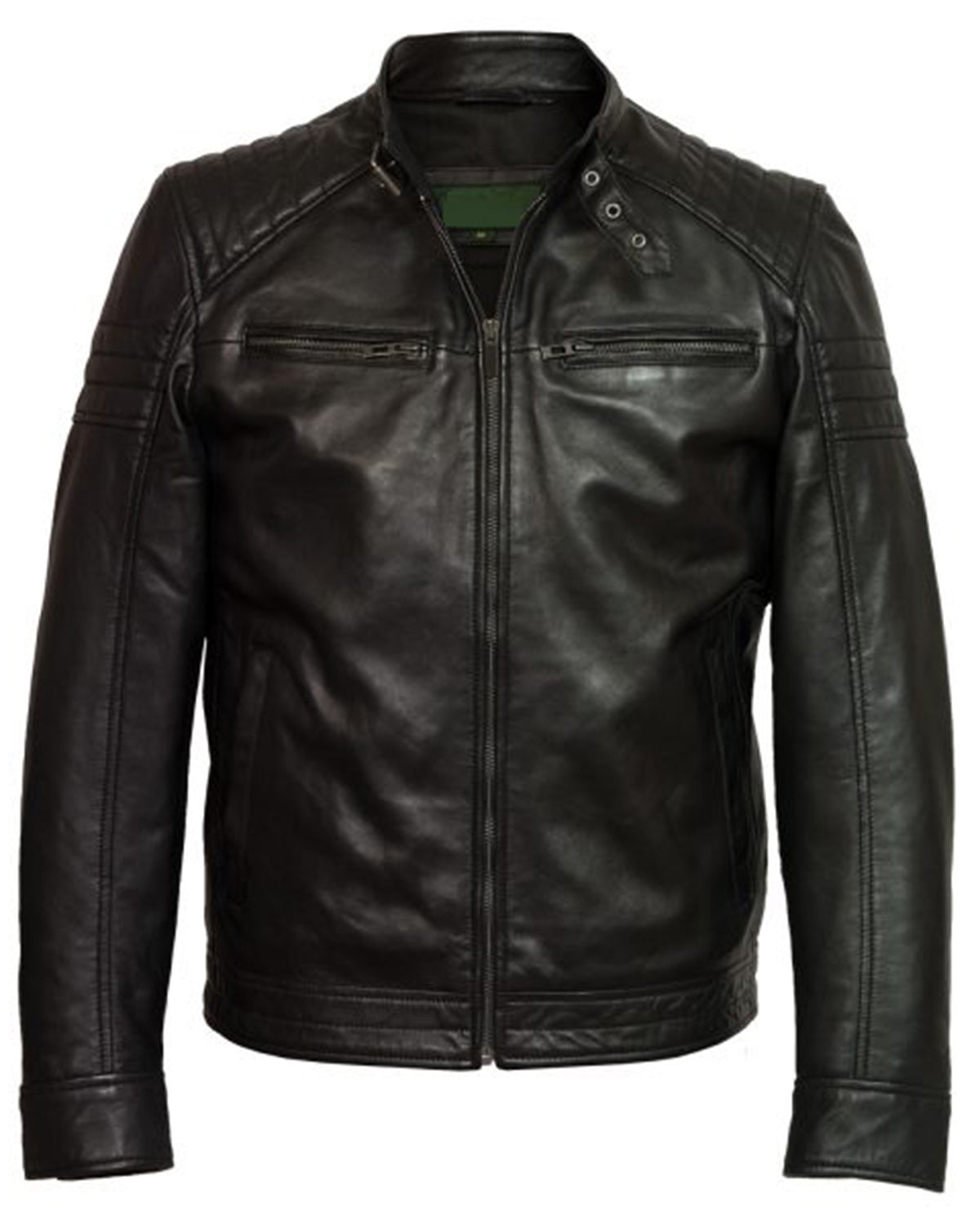 Men's Black Leather Jacket
