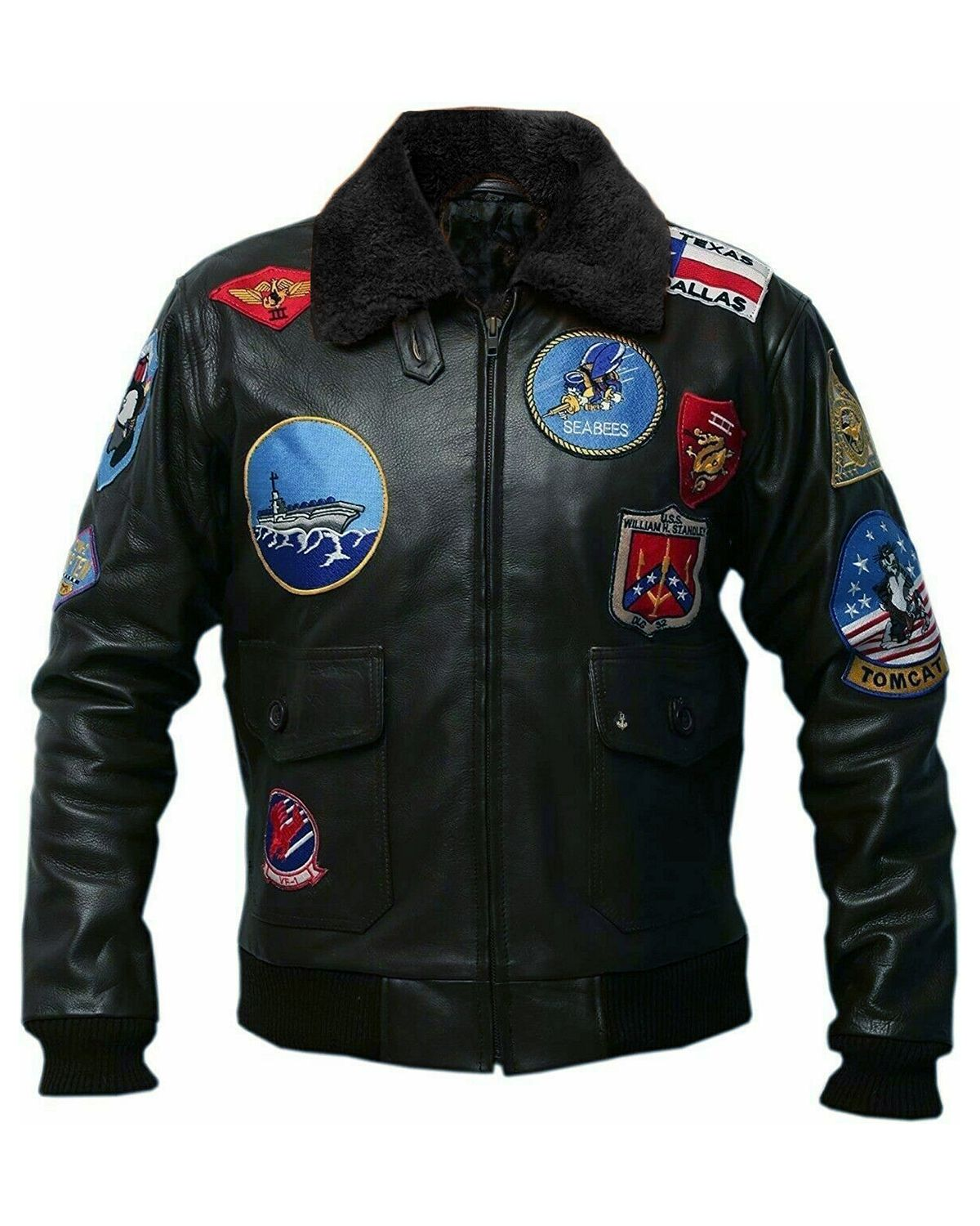Men's Top Gun Tom Cruise Genuine Leather Jacket