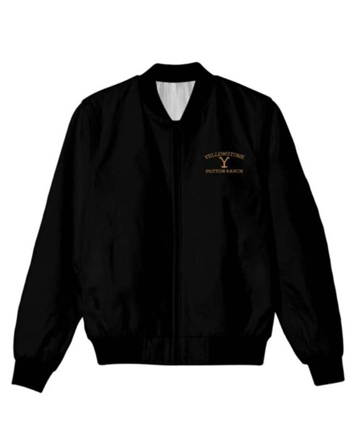 Yellowstone Black Bomber Jacket