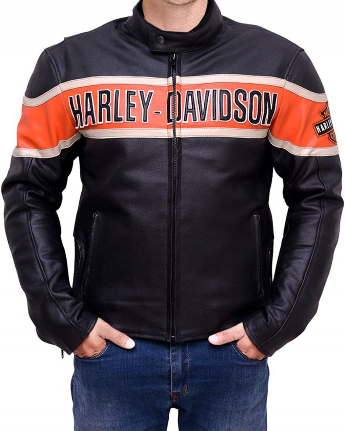Harley Davidson Victory Lane Leather Jacket