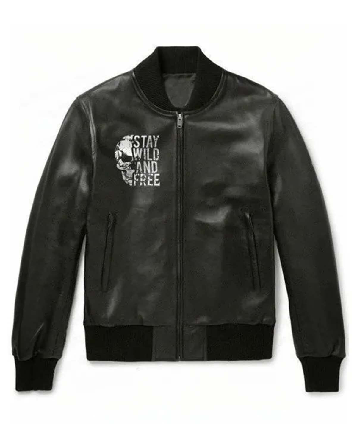 Stay Wild and Free Halloween Black Jacket