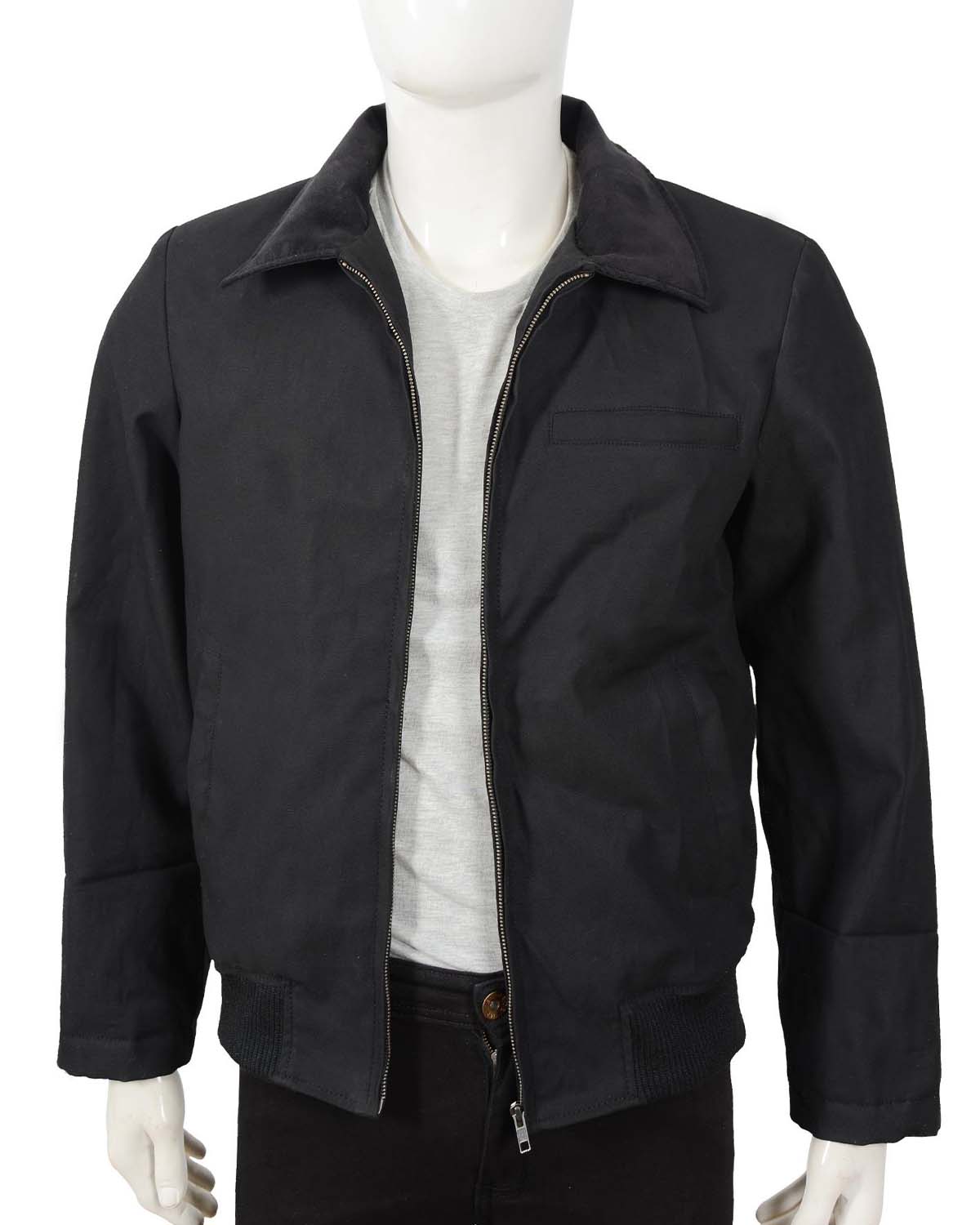 Kevin Costner Yellowstone Black Cotton Jacket