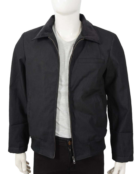 Kevin Costner Yellowstone Black Cotton Jacket