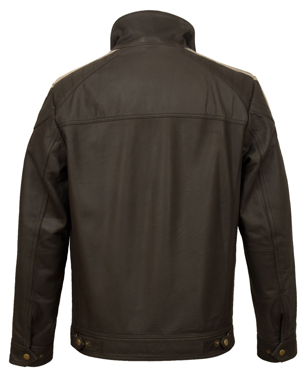 Men's Brown Biker Leather Jacket