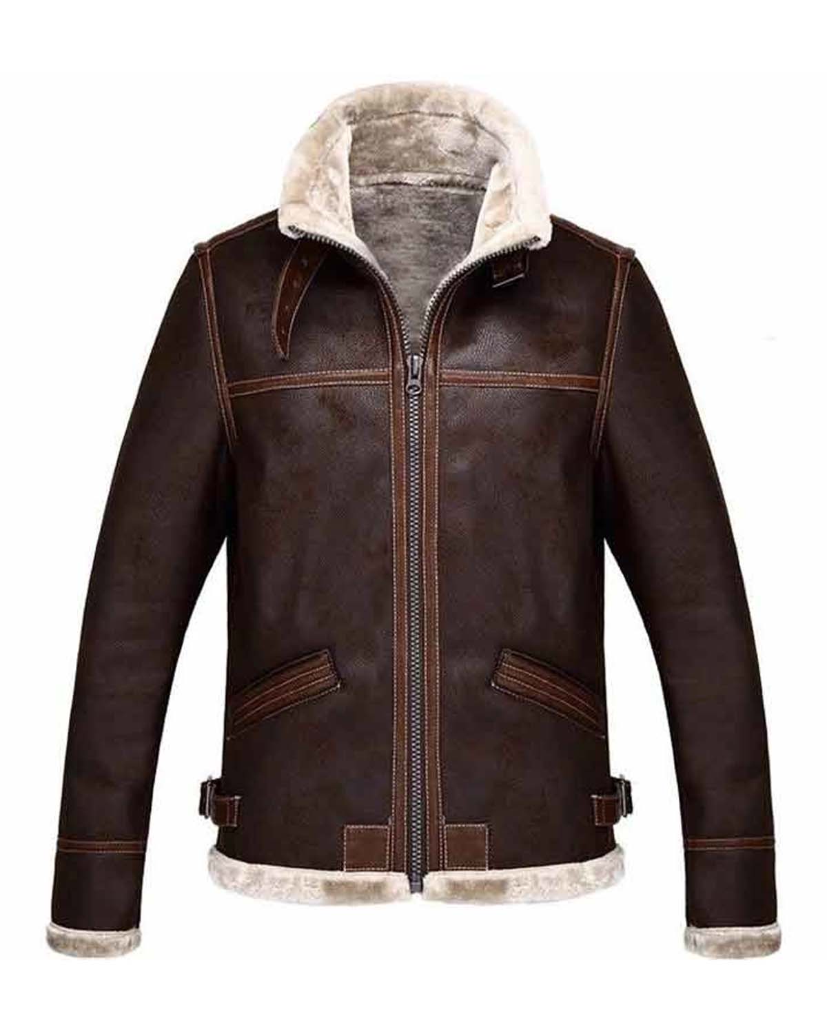 Resident Evil Shearling Leather Jacket
