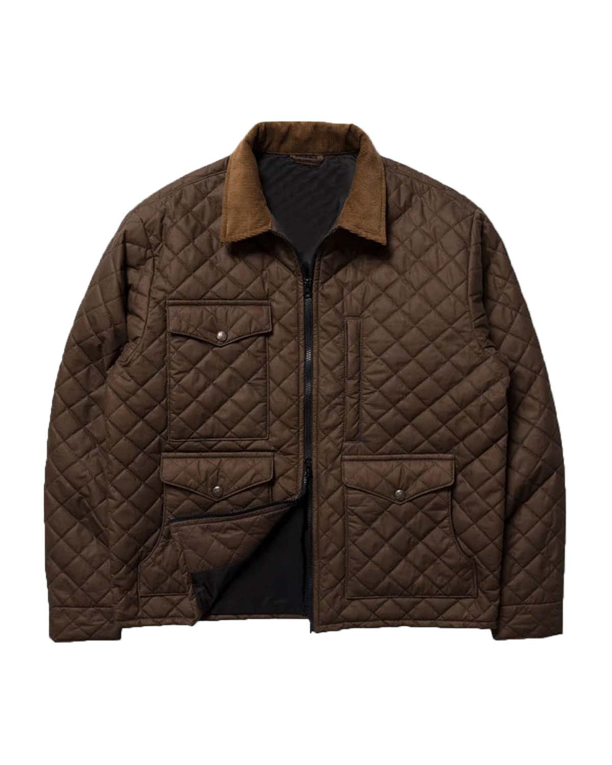 Yellowstone Brown Quilted Jacket