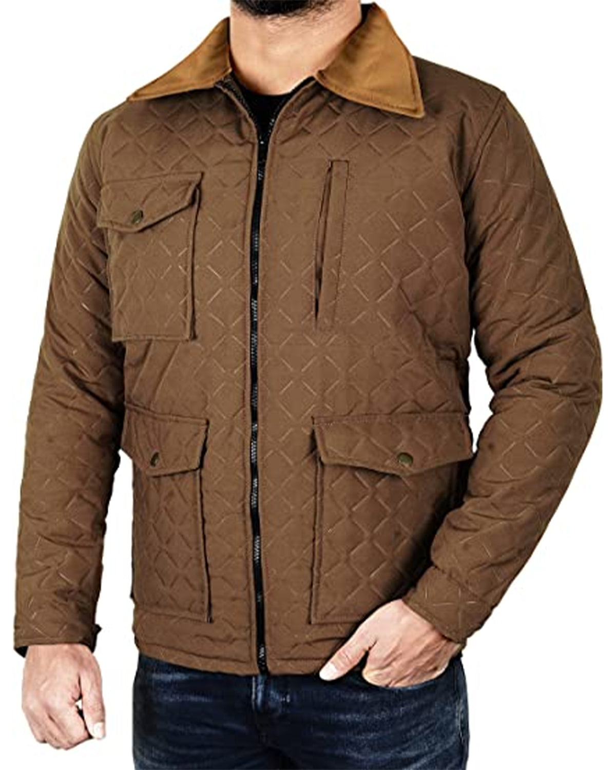 Men John Dutton Yellowstone Brown Jacket