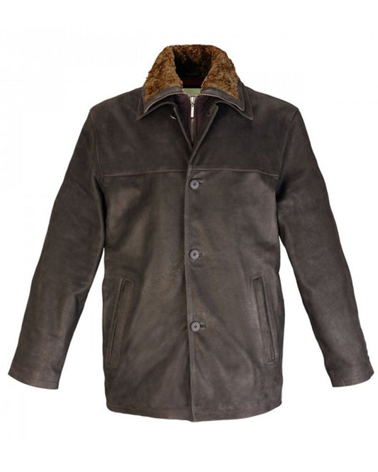 Men's Brown Leather Jacket