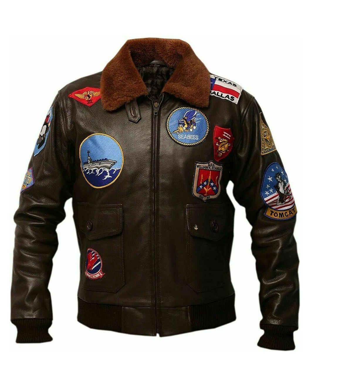 Men's Top Gun Tom Cruise Genuine Leather Jacket
