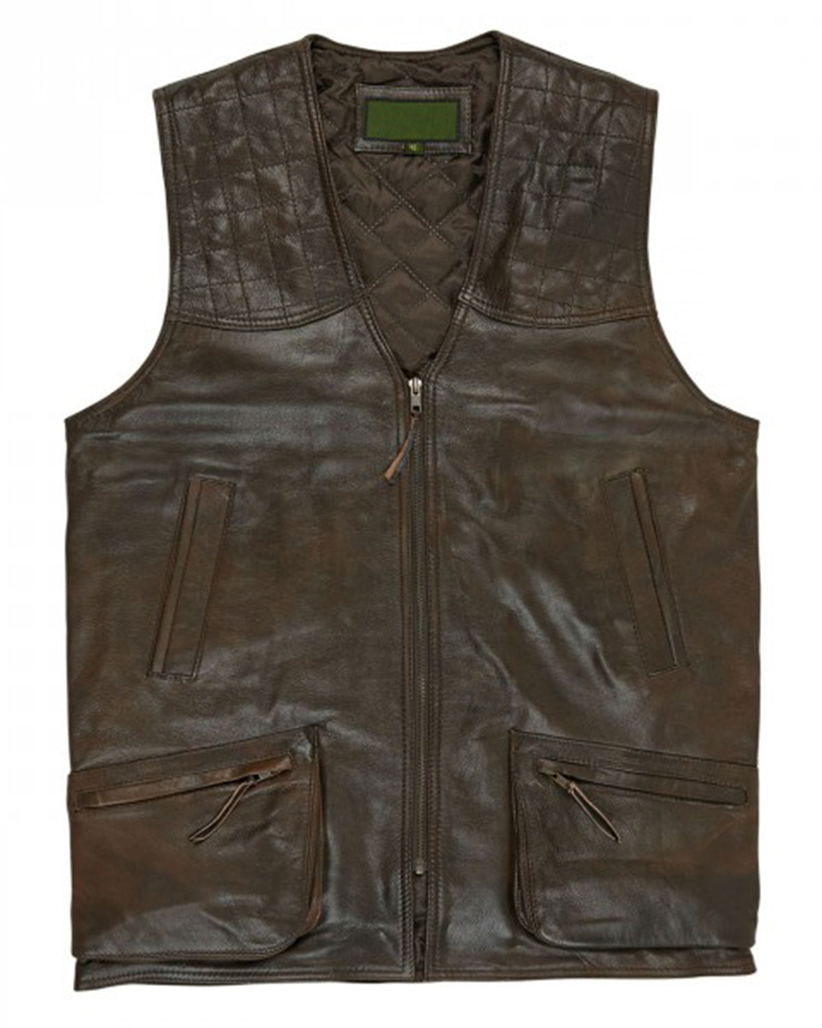 Men's Antique Shooting Brown Vest