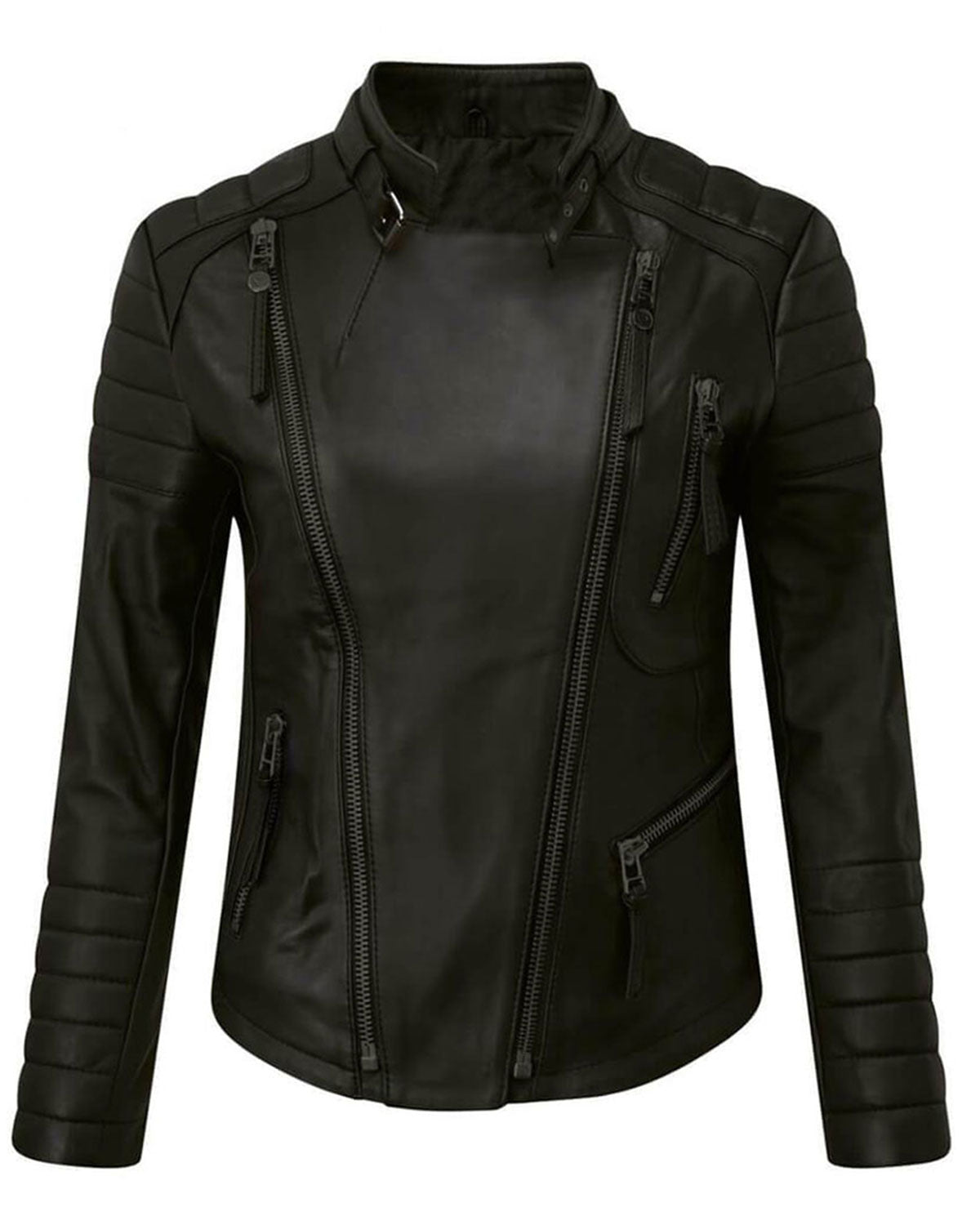 Women's Biker Stylish Leather Jacket