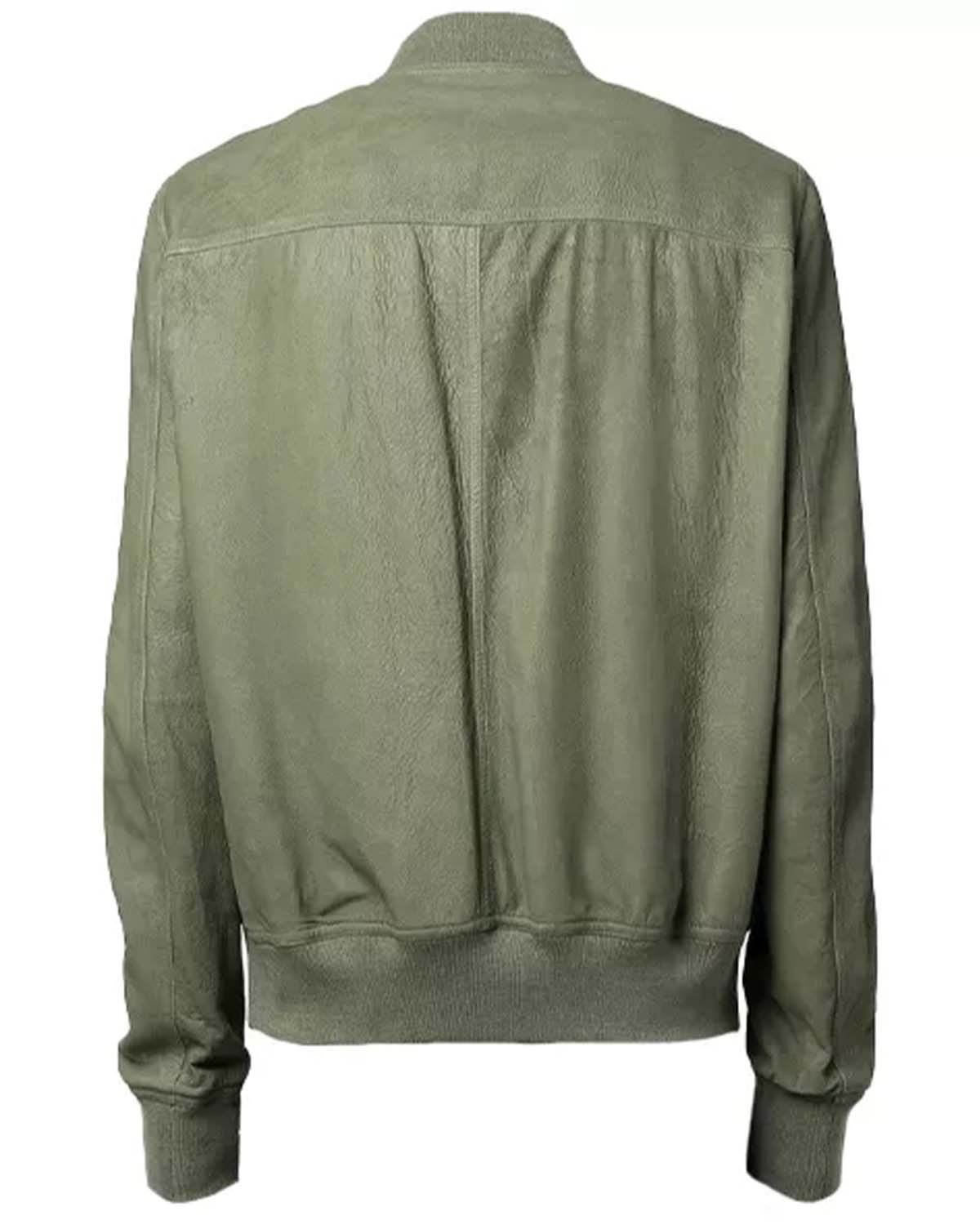 Men's Moss Green Bomber Jacket