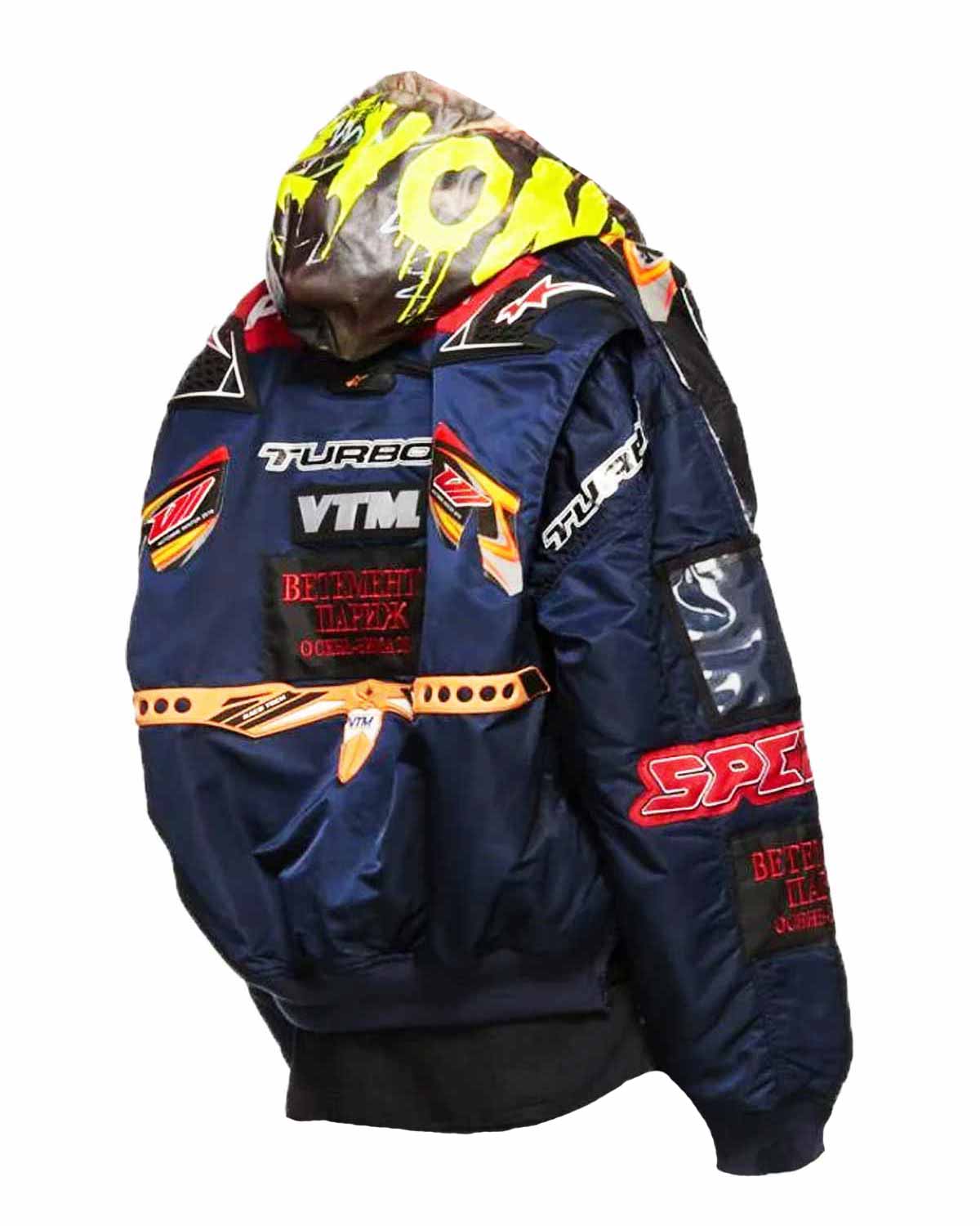 Vetements X Alpha Industries Hooded Racing Jacket