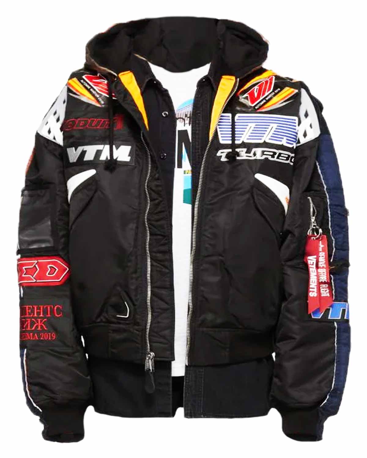 Vetements X Alpha Industries Hooded Racing Jacket