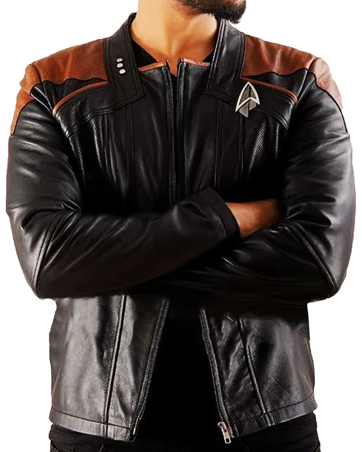 Star Trek Picard Season 3 Raffi Musiker Leather Jacket