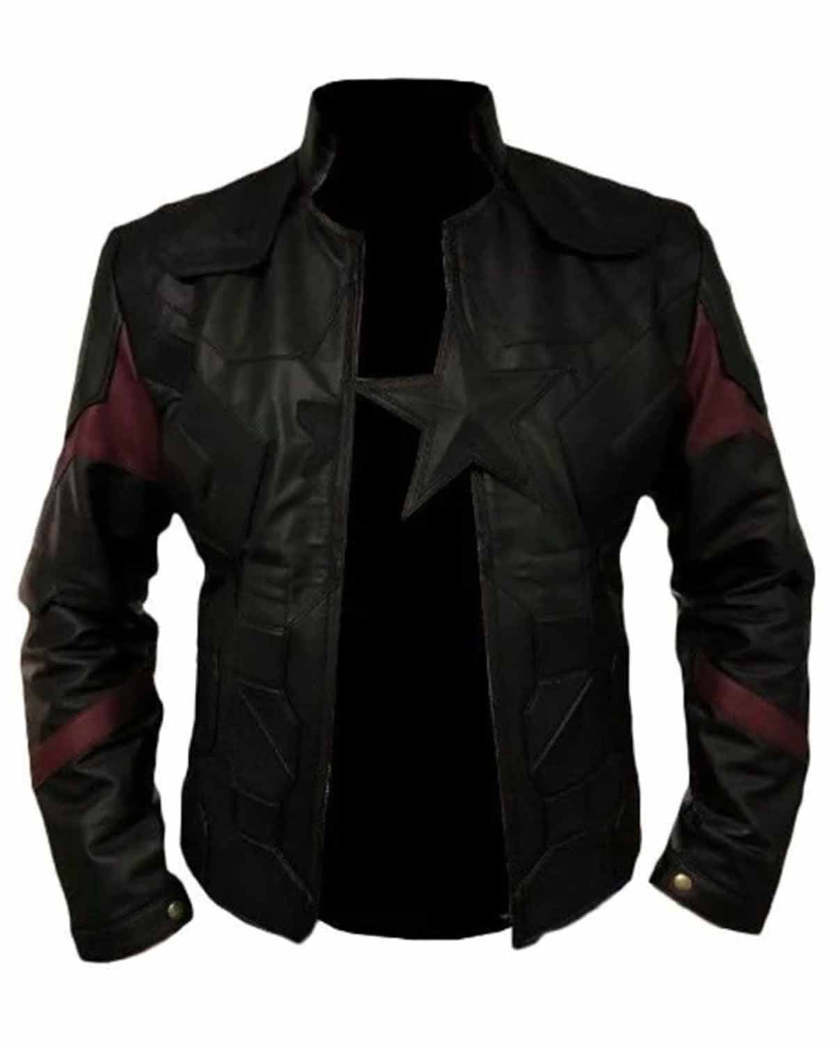 Captain America Infinity War All Black Jacket