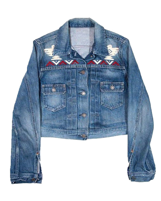 Kelsey Asbille Denim Jacket Yellowstone Season 5