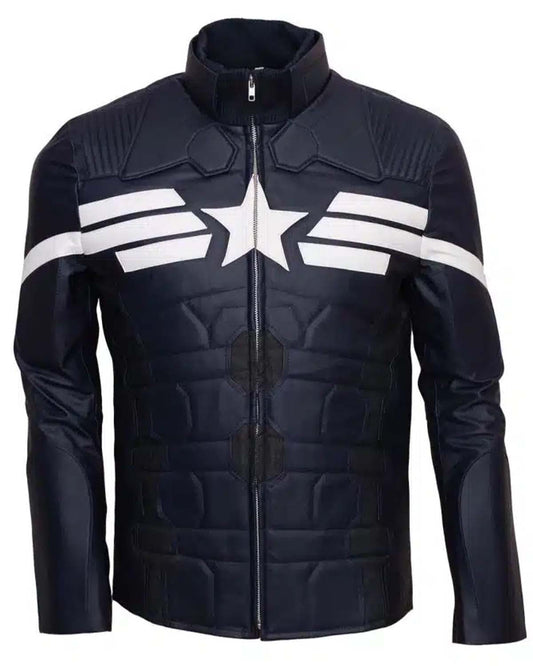 Captain America The Winter Soldier Leather Jacket