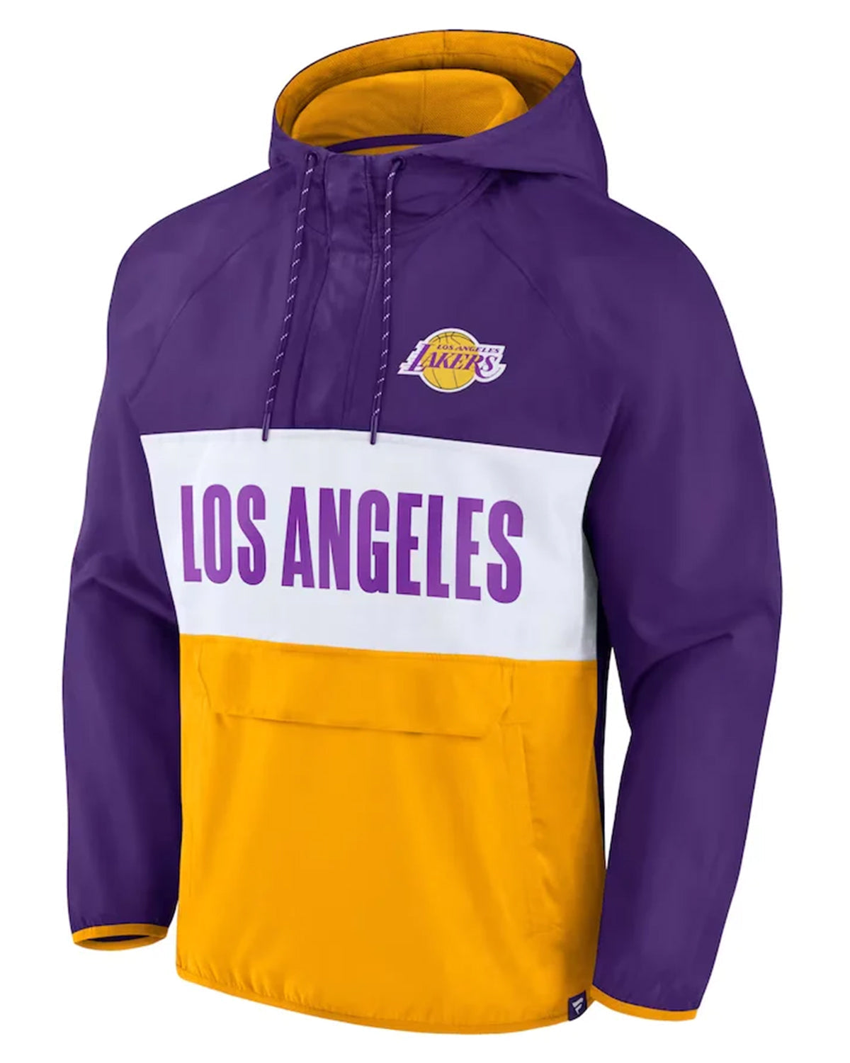 Men's Purple/Yellow Iconic Quarter-Zip Hoodie