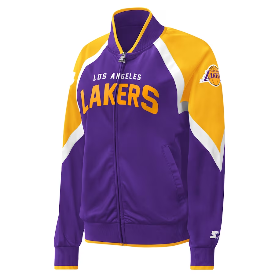 Purple Slam Dunk Raglan Full-Zip Track Jacket