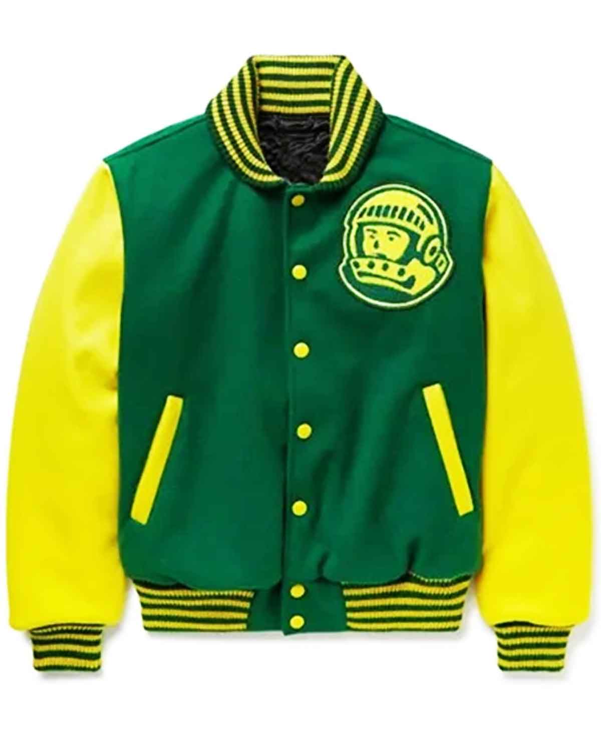 Astro Yellow and Green Varsity Jacket