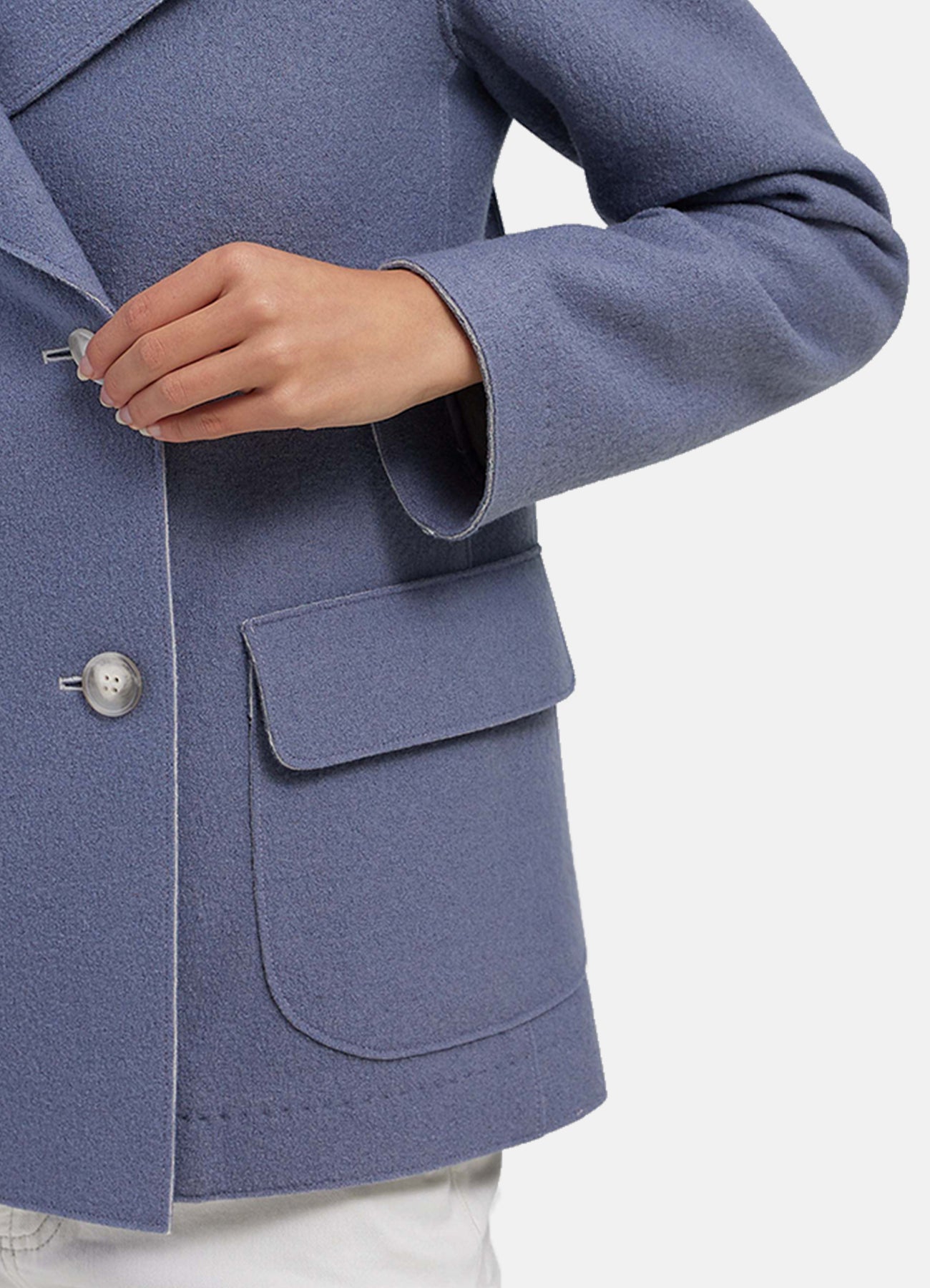 Women's Wild Blue Suede Leather Jacket