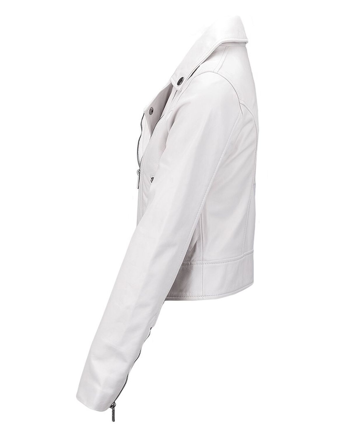 Women's Short Slim Fit Biker Jacket