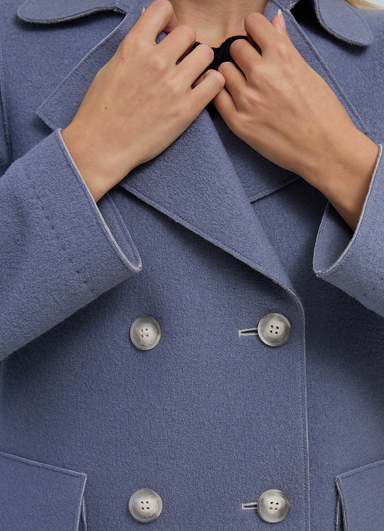 Women's Wild Blue Suede Leather Jacket